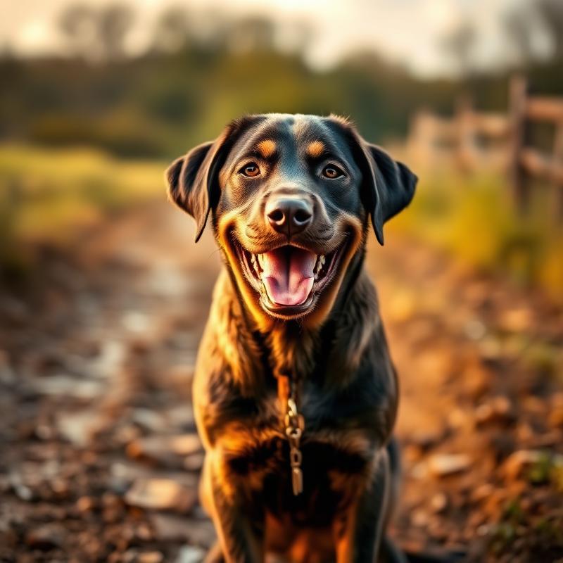 Happy dog 1